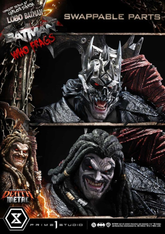 Dark Nights: Death Metal Museum Masterline Statue 1/3 Lobo Batman: Batman Who Frags 81 cm [1]