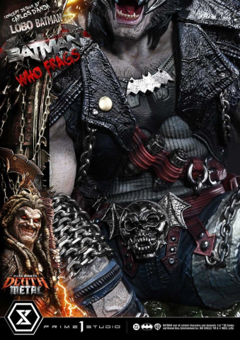 Dark Nights: Death Metal Museum Masterline Statue 1/3 Lobo Batman: Batman Who Frags 81 cm [18]