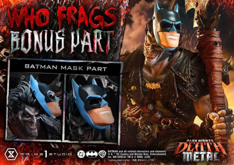PRECOMENZI - Dark Nights: Death Metal Museum Masterline Statue 1/3 Lobo Batman: Batman Who Frags Deluxe Bonus Version 81 cm