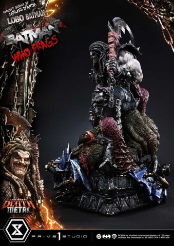 Dark Nights: Death Metal Museum Masterline Statue 1/3 Lobo Batman: Batman Who Frags Deluxe Bonus Version 81 cm [8]