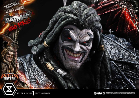 Dark Nights: Death Metal Museum Masterline Statue 1/3 Lobo Batman: Batman Who Frags Deluxe Bonus Version 81 cm [12]