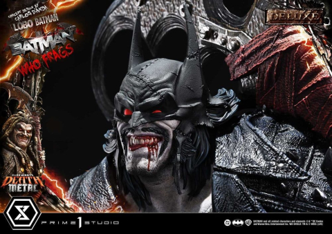 Dark Nights: Death Metal Museum Masterline Statue 1/3 Lobo Batman: Batman Who Frags Deluxe Version 81 cm [13]