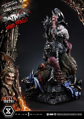 Dark Nights: Death Metal Museum Masterline Statue 1/3 Lobo Batman: Batman Who Frags Deluxe Version 81 cm [18]