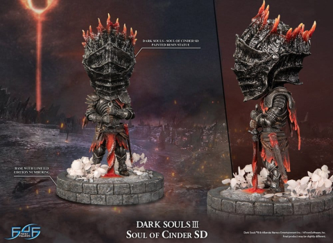 PRECOMENZI - Dark Souls III Resin Statue Soul of Cinder SD 22 cm