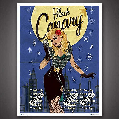 Pop Culture - DC Bombshells Black Canary 46 x 61 cm