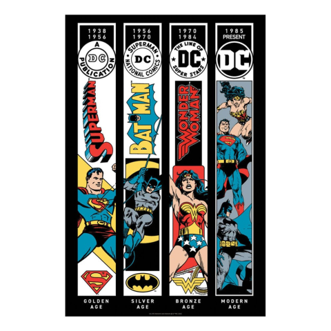 Noutati - DC Comics Art Print Ages – Limited Edition 90 Years A3