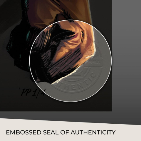 DC Comics Art Print Batman & Catwoman 61 x 41 cm - unframed [3]