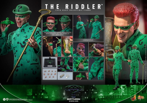 DC Comics Batman Forever Movie Masterpiece Action Figure 1/6 Riddler 31 cm [21]