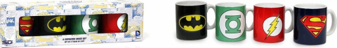 DC Comics Ceramic Mini Coffee Mugs Logos 8 cm Set (4) [3]