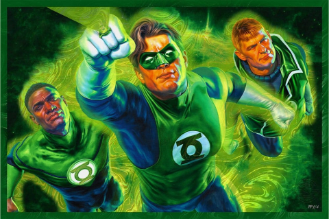 DC Comics Fine Art Print Green Lantern 61 x 41 cm - unframed [6]