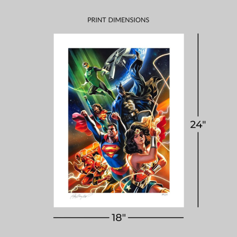 DC Comics Fine Art Print Justice League Unlimited 46 x 61 cm - unframed [4]