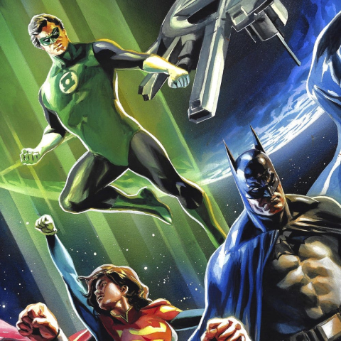 Casa si Cadouri - DC Comics Fine Art Print Justice League Unlimited 46 x 61 cm - unframed
