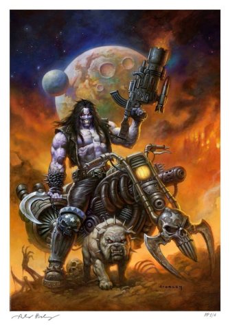 DC Comics Fine Art Print Lobo™: The Main Man by Alex Horley 46 x 61 cm - unframed [6]