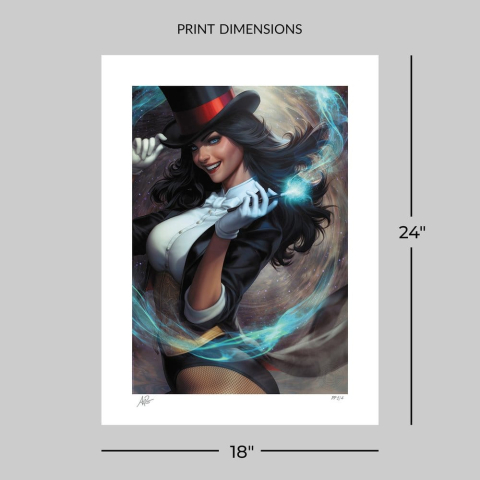 DC Comics Fine Art Print Zatanna: Bring Down the House 46 x 61 cm - unframed [5]