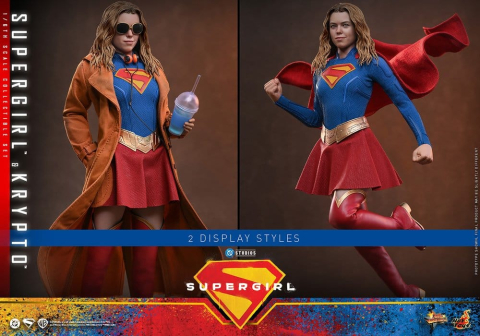 DC Comics Movie Masterpiece Action Figure Set Supergirl & Krypto 28 cm [14]