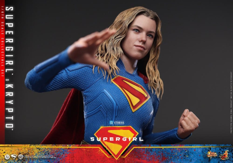 DC Comics Movie Masterpiece Action Figure Set Supergirl & Krypto 28 cm [4]