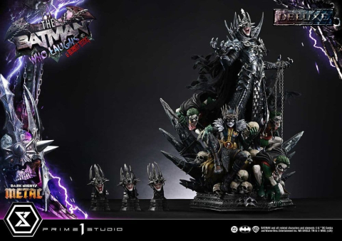 DC Comics Museum Masterline Statue 1/3 Dark Nights: Death Metal The Batman Who Laughs & Robin King Deluxe Version 85 cm [12]
