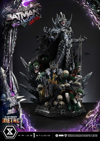 DC Comics Museum Masterline Statue 1/3 Dark Nights: Death Metal The Batman Who Laughs & Robin King Deluxe Version 85 cm [13]