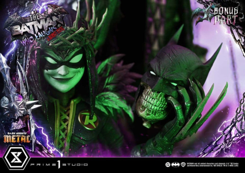 DC Comics Museum Masterline Statue 1/3 Dark Nights: Death Metal The Batman Who Laughs & Robin King DX Bonus 85 cm [4]