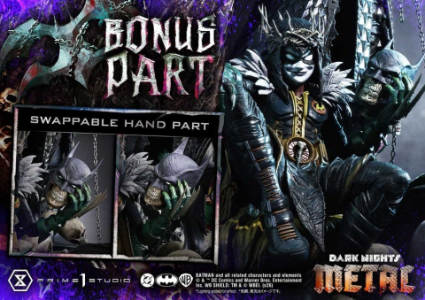 DC Comics Museum Masterline Statue 1/3 Dark Nights: Death Metal The Batman Who Laughs & Robin King DX Bonus 85 cm [2]