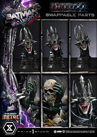 DC Comics Museum Masterline Statue 1/3 Dark Nights: Death Metal The Batman Who Laughs & Robin King DX Bonus 85 cm [16]