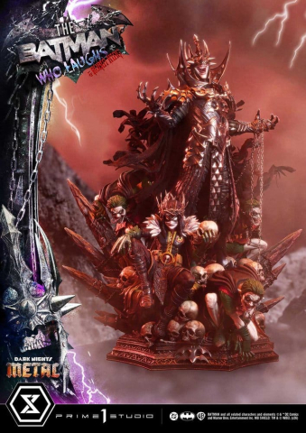DC Comics Museum Masterline Statue 1/3 Dark Nights: Death Metal The Batman Who Laughs & Robin King DX Bonus 85 cm [14]