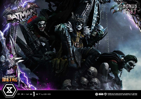 DC Comics Museum Masterline Statue 1/3 Dark Nights: Death Metal The Batman Who Laughs & Robin King DX Bonus 85 cm [5]