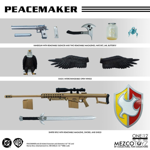 DC Comics One:12 Collective Action Figure 1/12 Peacemaker 17 cm [10]