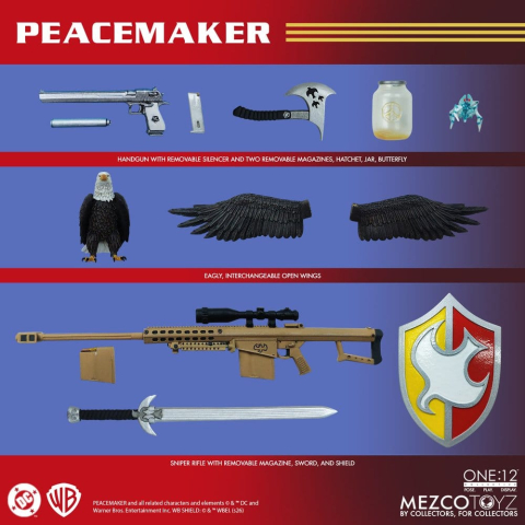 DC Comics One:12 Collective Action Figure 1/12 Peacemaker 17 cm [13]