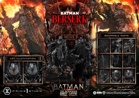 DC Comics Premium Masterline Series Statue 1/4 Batman (Comics) Batman: The Berserker Rage Mode Deluxe Version 93 cm [2]