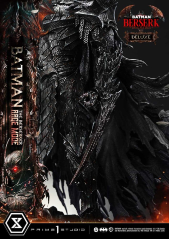 DC Comics Premium Masterline Series Statue 1/4 Batman (Comics) Batman: The Berserker Rage Mode Deluxe Version 93 cm [22]