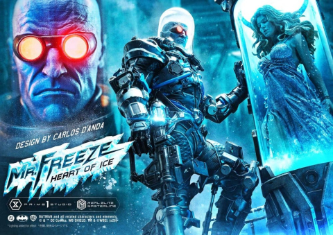 PRECOMENZI - DC Comics Real Elite Masterline Series Statue 1/3 Batman (Comics) Mr. Freeze Heart of Ice (Design by Carlos D'Anda) 82 cm