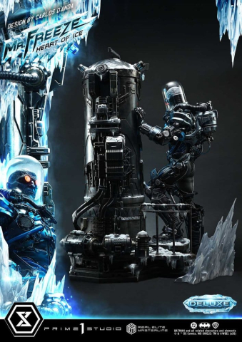 DC Comics Real Elite Masterline Series Statue 1/3 Batman (Comics) Mr. Freeze Heart of Ice (Design by Carlos D'Anda) Deluxe Bonus Version 82 cm [17]