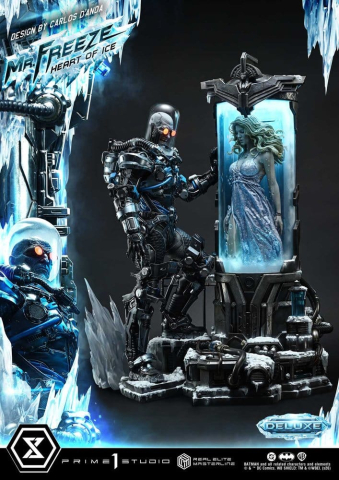DC Comics Real Elite Masterline Series Statue 1/3 Batman (Comics) Mr. Freeze Heart of Ice (Design by Carlos D'Anda) Deluxe Bonus Version 82 cm [9]