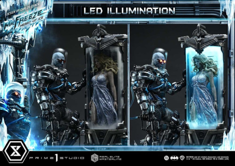 DC Comics Real Elite Masterline Series Statue 1/3 Batman (Comics) Mr. Freeze Heart of Ice (Design by Carlos D'Anda) Deluxe Bonus Version 82 cm [6]