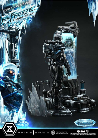 DC Comics Real Elite Masterline Series Statue 1/3 Batman (Comics) Mr. Freeze Heart of Ice (Design by Carlos D'Anda) Deluxe Bonus Version 82 cm [16]