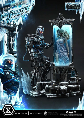 DC Comics Real Elite Masterline Series Statue 1/3 Batman (Comics) Mr. Freeze Heart of Ice (Design by Carlos D'Anda) Deluxe Bonus Version 82 cm [24]