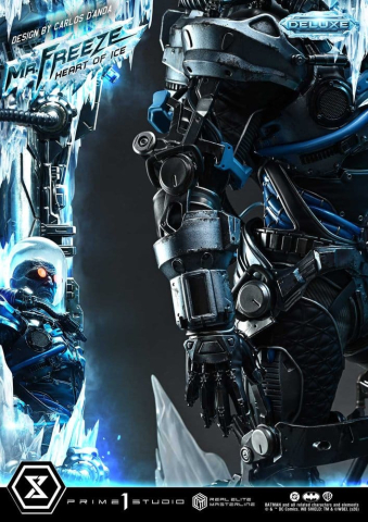 DC Comics Real Elite Masterline Series Statue 1/3 Batman (Comics) Mr. Freeze Heart of Ice (Design by Carlos D'Anda) Deluxe Bonus Version 82 cm [18]