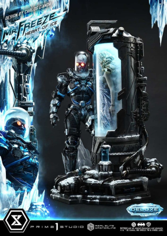 DC Comics Real Elite Masterline Series Statue 1/3 Batman (Comics) Mr. Freeze Heart of Ice (Design by Carlos D'Anda) Deluxe Version 82 cm [19]