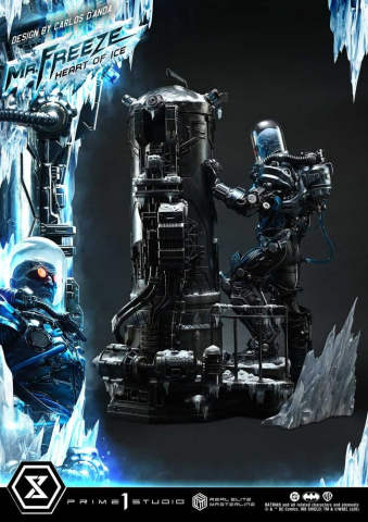 DC Comics Real Elite Masterline Series Statue 1/3 Batman (Comics) Mr. Freeze Heart of Ice (Design by Carlos D'Anda) Deluxe Version 82 cm [11]