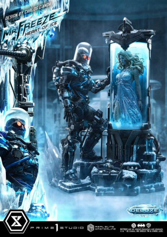 DC Comics Real Elite Masterline Series Statue 1/3 Batman (Comics) Mr. Freeze Heart of Ice (Design by Carlos D'Anda) Deluxe Version 82 cm [3]