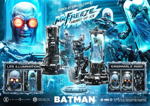 DC Comics Real Elite Masterline Series Statue 1/3 Batman (Comics) Mr. Freeze Heart of Ice (Design by Carlos D'Anda) Deluxe Version 82 cm [5]
