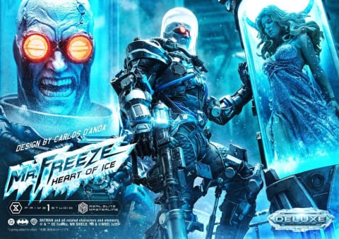 PRECOMENZI - DC Comics Real Elite Masterline Series Statue 1/3 Batman (Comics) Mr. Freeze Heart of Ice (Design by Carlos D'Anda) Deluxe Version 82 cm