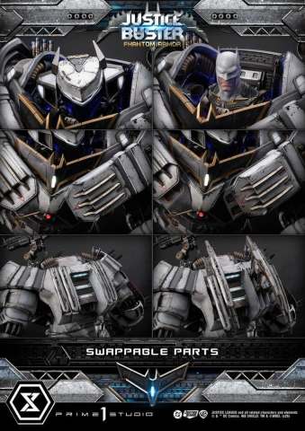 DC Comics Ultimate Museum Masterline Statue Justice Buster: Phantom Armor (Design By Josh Nizzi) Ultimate Bonus Version 88 cm [13]