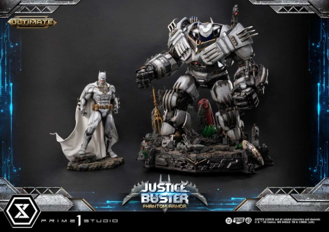 DC Comics Ultimate Museum Masterline Statue Justice Buster: Phantom Armor (Design By Josh Nizzi) Ultimate Bonus Version 88 cm [14]