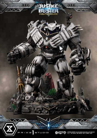 DC Comics Ultimate Museum Masterline Statue Justice Buster: Phantom Armor (Design By Josh Nizzi) Ultimate Bonus Version 88 cm [9]
