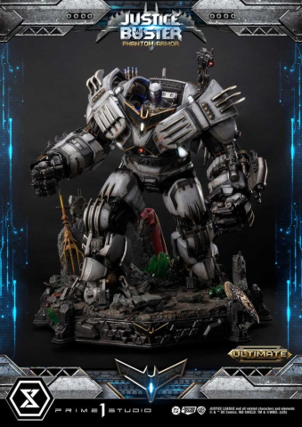 DC Comics Ultimate Museum Masterline Statue Justice Buster: Phantom Armor (Design By Josh Nizzi) Ultimate Bonus Version 88 cm [18]