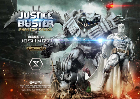 Collectibles - DC Comics Ultimate Museum Masterline Statue Justice Buster: Phantom Armor (Design By Josh Nizzi) Ultimate Version 88 cm
