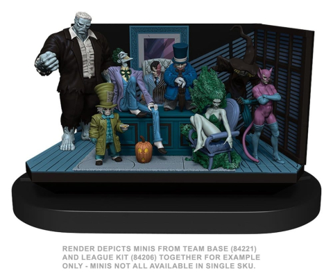 DC HeroClix SwitchClix Minifigures with Base The Long Halloween Team Base 23 cm [9]
