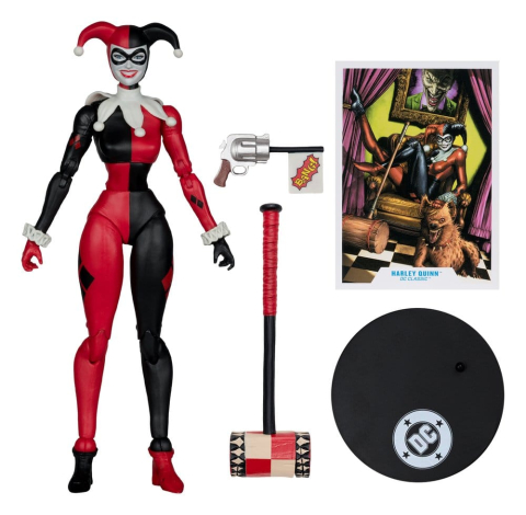 Jucarii - DC Multiverse Action Figure Harley Quinn (DC Classic) (Gold Label) 18 cm